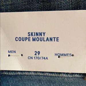 H&M’s skinny coupe jeans size 29 New with tags